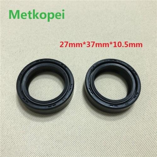 Motorcycle CG125 CB125 ZJ125 TB110 front fork damper shock absorber oil seal 27*37*10.5 mm 27x37x10.5mm for Honda 125cc CG 125
