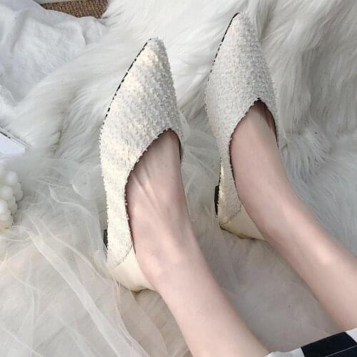 2021 new spring and autumn soft sole shoes flat sole single shoes versatile shallow mouth womens shoes casual shoes