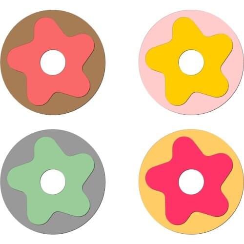 New Doughnut Wooden die Scrapbooking C-212 Cutting Dies Compatible with most die cutting machines