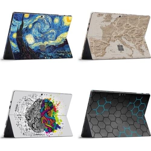 New design For Micro Surface Pro6 skin sticker for surface pro 6 surface pro 5 Back Full Decal Tablet notebook vinyl Sticker