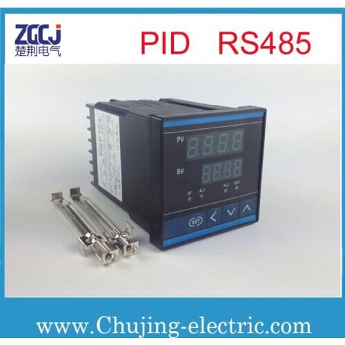 100~ 242V AC PID temperature controller with RS485 communication function 72*72mm 0-400 celsius