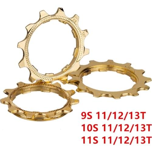 ZTTO MTB Road Bike Bicycle Cogs Freewheel Part for ZTTO K7 Cassette Gold Cog 9 10 11 Speed Golden 11T 12T 13T Cassette