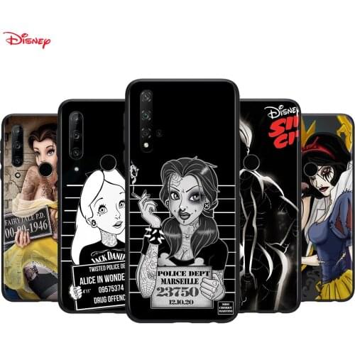 Silicone Cover Disney Bad Princess For Honor 30 30S V30 V20 9N 9S 9A 9C 20S 20E X10 20 7C Lite Pro Plus Phone Case