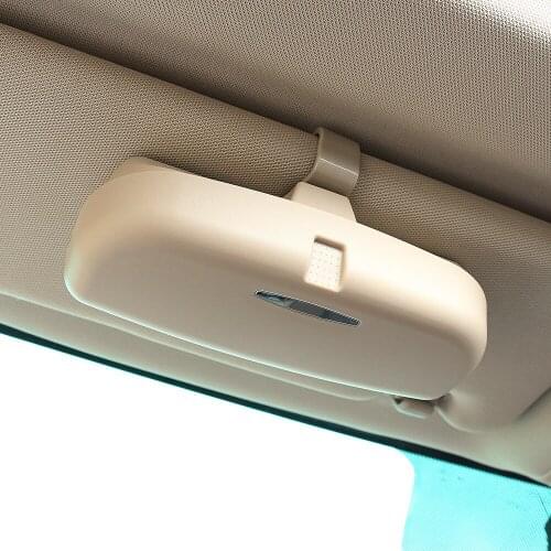 Car Glass Glasses Box Case Sunglasses Holder For Mini Cooper R53 R55 R56 R57 R58 R59 R60 For Porsche Cayenne Macan Car Styling