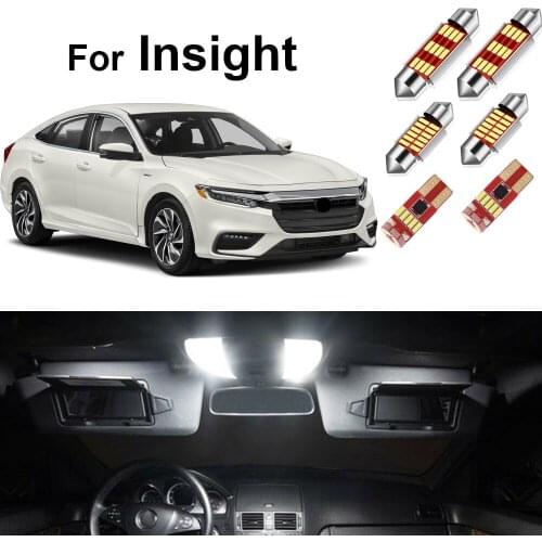 Car Led Interior Lights Kit for Honda Insight 2000-2020 Canbus Car Light Accessories Dome Map Lamp