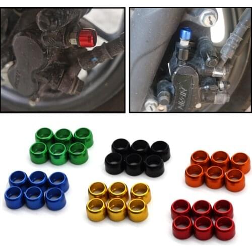 Motorcycle Universal Brake Caliper Screw Protector Cover For YAMAHA MT-07 09 03 10 TMAX XMAX NMAX YZF-R1 R6 R3 R25 FZ TENERE700