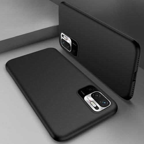Protective Case For Xiaomi Redmi Note 10 Pro Max Black Matte Back Cover for Xiaomi Redmi Note 10 Pro Grobal 5G 4G note 10s Case