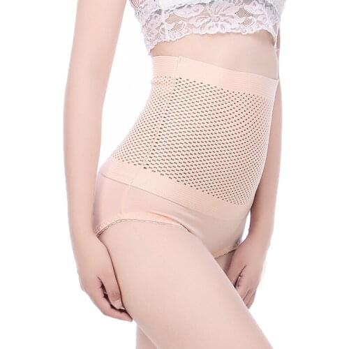 Women High Waist Panites 3XL High Quality Female Control Panties Mesh Belly Hip Slimming Body Shaper Underwear Corset Abundant