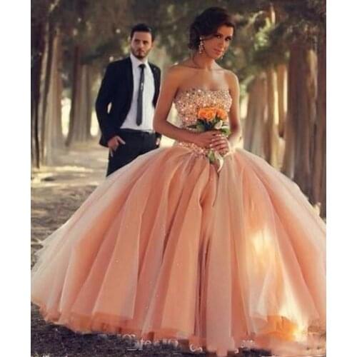 Pink Quinceanera Dresses Prom Dress Ball Gown 2020 Beaded Vestidos De 15 Anos Sweet 16 Dress Debutante Gowns Dress For 15 Years