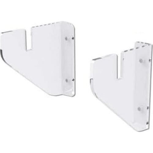 2Pcs Skateboard Storage Display Rack,Invisible Clear Acrylic Wall Mount Display Skateboard Brackets for Snowboarding