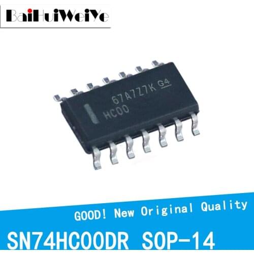 20PCS/LOT 74HC00 74HC00D SN74HC00DR SN74HC00 SOP14 Operational SOP-14 SMD New Original IC Amplifier Chipset Good Quality