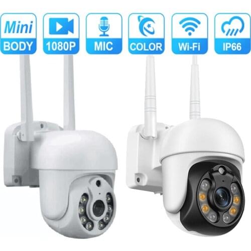 2021 New Tuya Smart Wifi IP Camera 1080P 2MP Security Camera Wireless 2Way Audio Outdoor Waterproof Night Vision IP Camera
