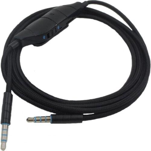 Audio Cable Stable Transmission Anti-interference Braided 3.5mm Headphone Driver-free Audio AUX for Logitech G633 G635 G933 G935