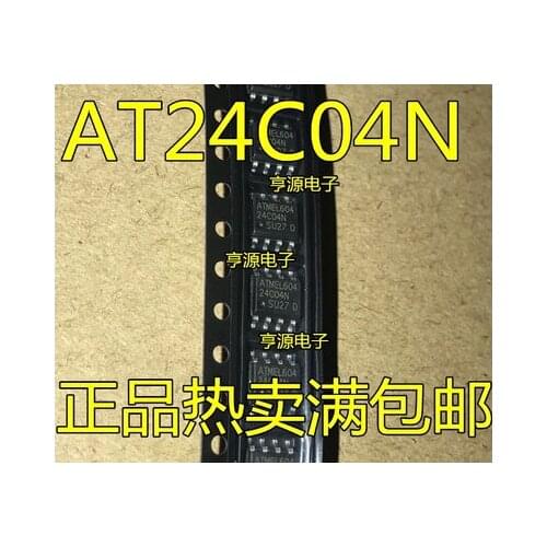 Free shipping 100PCS AT24C04N-10SU-2.7 AT24C04N-10SU AT24C04N SOP8