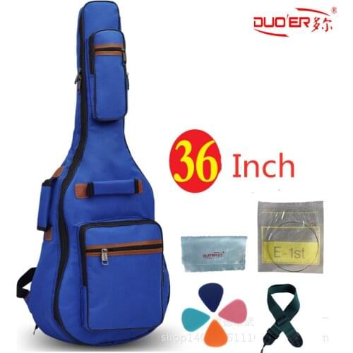 Duoer Guitar Case 34 Inch Guitar Bags Waterproof sponge EPE Backpack Breathable 36 Inch Guitar Bag Customize Wholesale