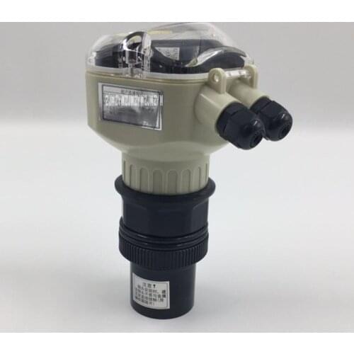 CKDP-200 Integrated Type Ultrasonic Level Gauge LCD Display Liquid Level Sensor Ultrasonic Liquid Level Meter DC24V 0-30M 4-20MA