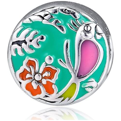CKK Enchanted Tiki Room Charms 925 Original Fit Pandora Bracelets Sterling Silver Charm Beads for Jewelry Making Bead Bijoux
