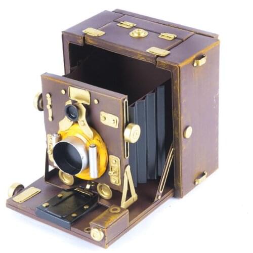 D creative home retro camera model vintage camera model photography props background bar accessories