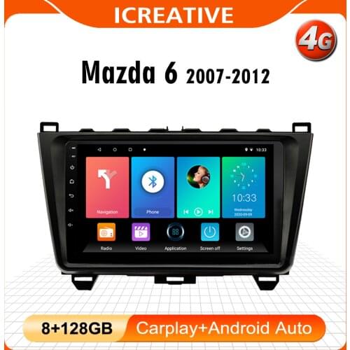 2 din Adroid Car Radio Stereo WIFI GPS Navigation Multimedia Player For Mazda 6 2008 2009 2010 2011 2012 2013 2014 2015