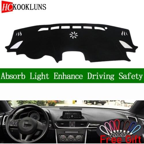 For mazda cx-4 cx4 2016 2017 2018 Dashboard Cover Sun Shade Non-slip Dash Mat Pad Carpet Car Stickers Interior Accessories
