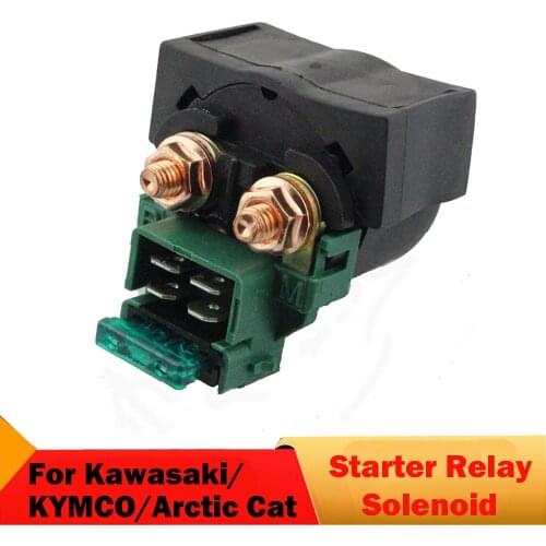 Motorcycle ATV Starter Relay Solenoid For KYMCO XCITING 250I 249CC 300I 271CC 500I ATV MXU 450I Kawasaki KLX 650 Ninja ZX11