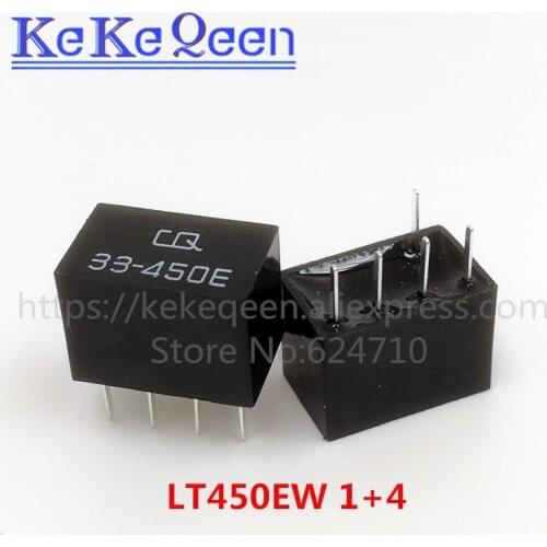 20PCS LT450EW LT 450EW LT450E LT450 450E CQ 33-450E 1+4 5Pin 450KHz Ceramic Filter For Communication Signal Relay NEW Original