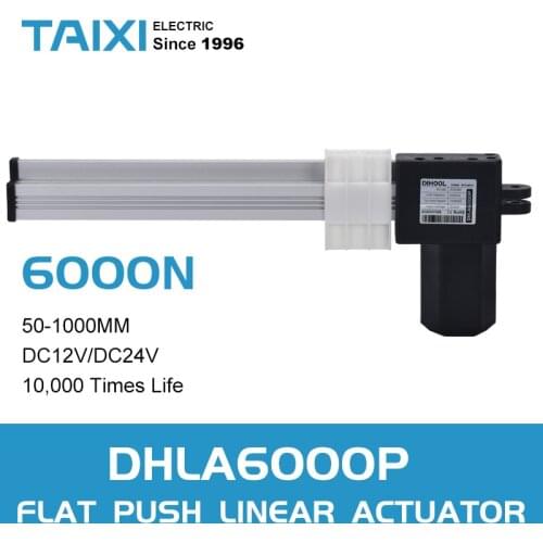 Dc 12v 24v Linear motor reciprocating small plane push electric linear actuator electric sliding table Guide screw sliding table