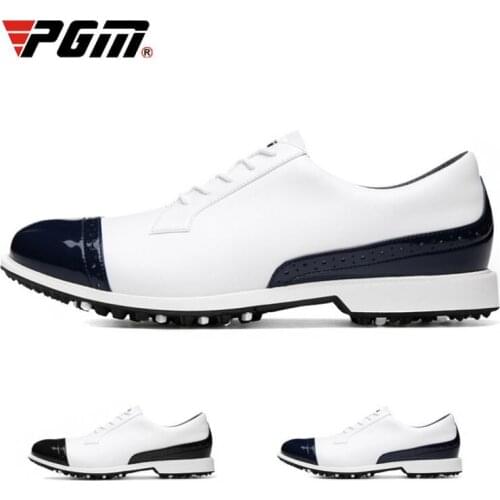 PGM golf mens shoes, anti-slip nails, waterproof sports mens shoes