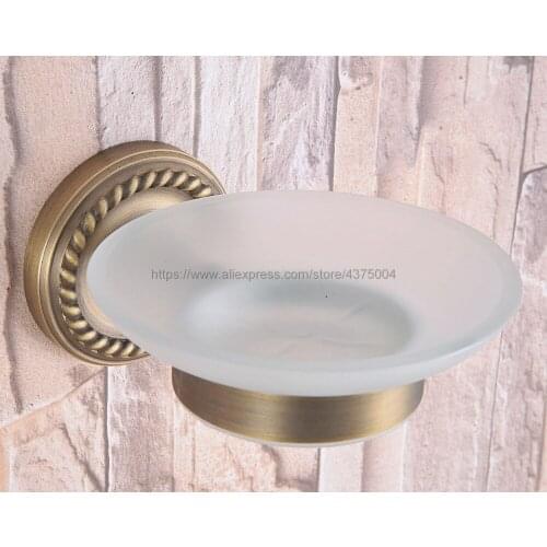 Soap Dishes Antique Brass Soap Basket Wall mounted Soap Dish Bathroom Accessories Toilet Soap Holder Nba261