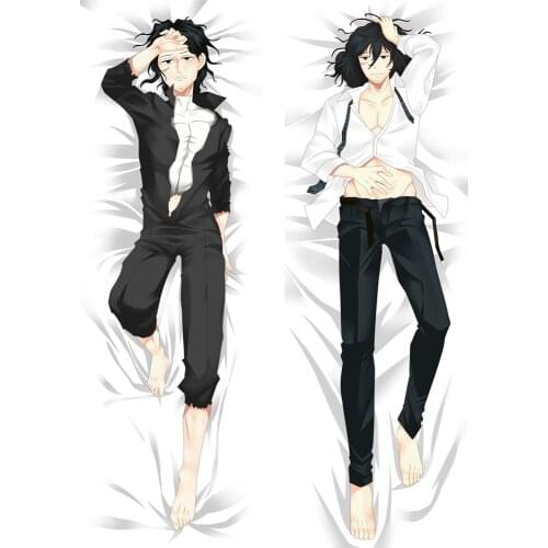 Anime Boku no Hero Academia Aizawa Shouta Dakimakura Hugging Body Pillowcase Home Bedding Double Side Printed Pillow Cover