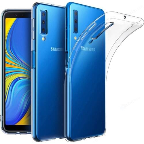 Clear Phone Case For Samsung Galaxy A7 A9 2018 Case TPU Cover For Galaxy A90 A80 A70 A60 A50 A40 A30 A20 A10 Silicone Case Coque