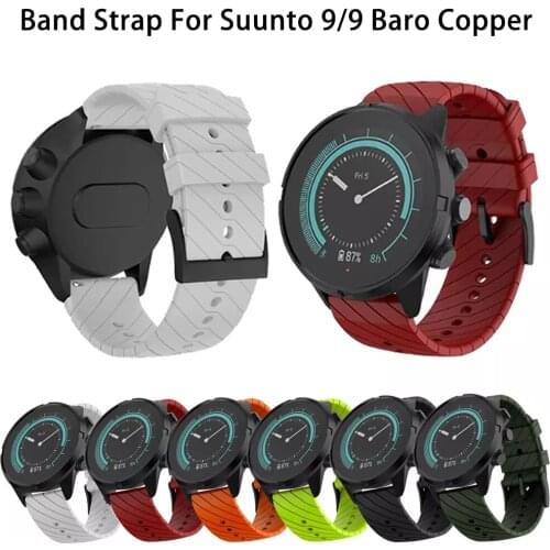 Smart Watch Band Straps For Suunto Spartan Sport for Suunto 9 baro D5 Watch Replacement for Suunto7 watchStrap Silicone Bracelet