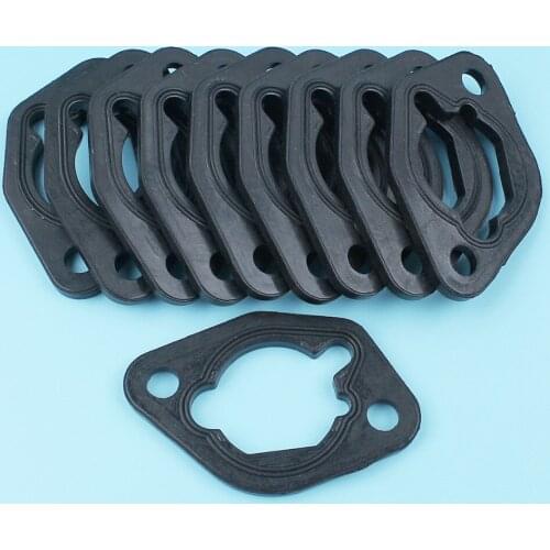 10Pcs/lot Air Filter Gasket Rubber For Honda GX200 GX160 GX140 GX120 Chinese 168F 170F Engine Generator Trimmer [#16220-ZE1-020]