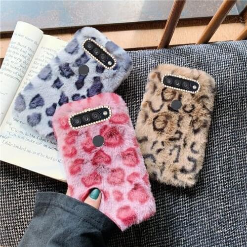 Phone Fur Plush Case For LG G9 G8X G8 G7 G6 G5 G4 G3 G2 Velvet K51S K41S K61 V60 K50S K40S K30 K20 K8 Plus Q70 Q60 Diamond Case