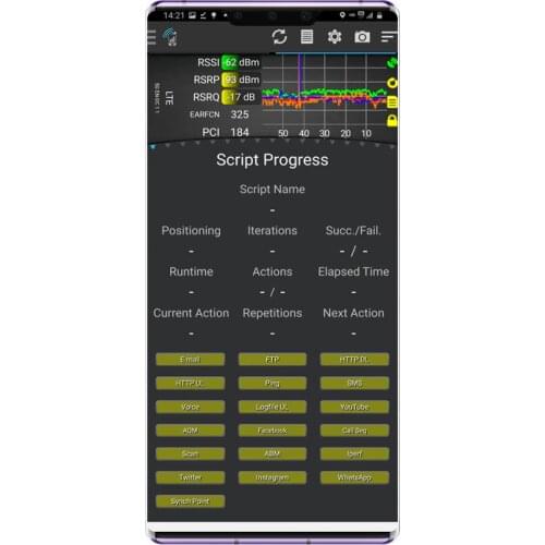 Tems Pocket Test Phone Mate 30 Pro TEMS Phone GSM HSPA LTE NR Measurements For Outdoor Test