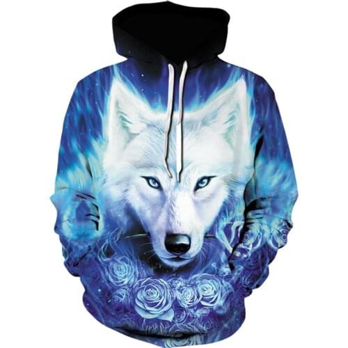 Cool Wolf 3D Print Boys Girls Hoodies Teens 2020 Spring Autumn Outerwear Sweatshirt Clothes Children Long Sleeve Pullover Tops