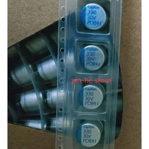 10PCS PD331M030G124PTR Solid capacitor 30V330UF 10X12.4 Fengbin patch solid capacitor PD331M030G124PTR