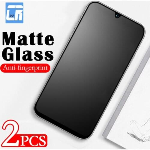 2Pcs No Fingerprint Matte Tempered Glass for Huawei P30 P40 Y9 Y7A Y9A Screen Protector On Huawei Nova 8 7 SE 3 3i 6 5 Pro Glass