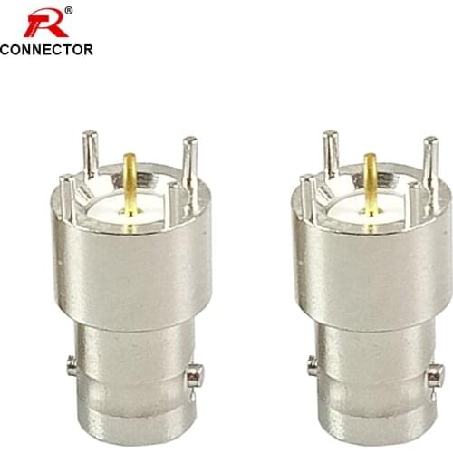 1pc BNC FEMALE PC BOARD MONUT Connector BNC Female PCB Mount Socket Chassis R Connector
