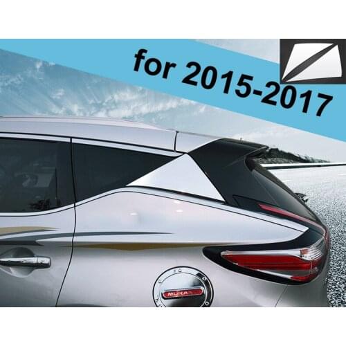 2PC FOR Nissan Murano 2015-2017 rear triangle decorate sticker