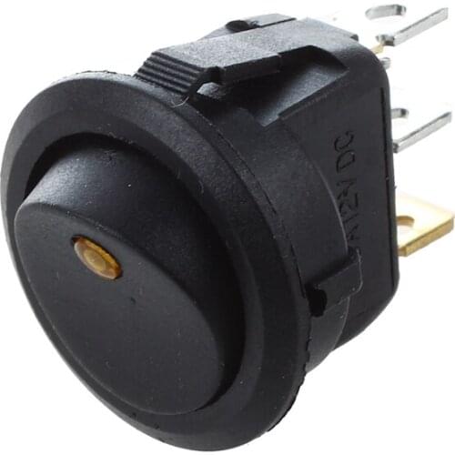 Promotion! 12V LED Inverter Rocking Rocker Switch ROUND SPST ON-OFF for BOAT Car