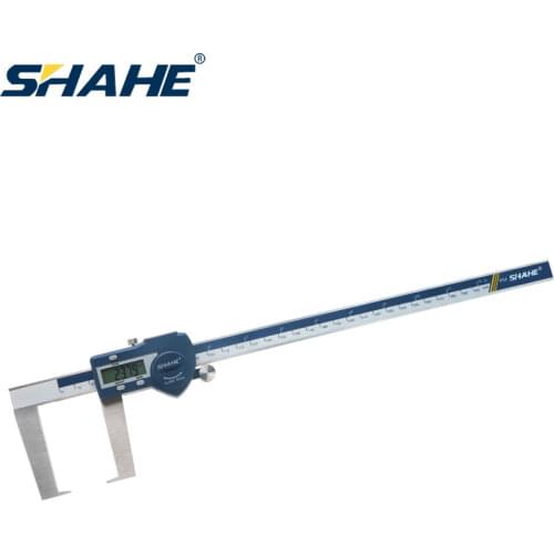 SHAHE 300 mm Digital outside groove caliper With Flat points Hardened Stainless Steel Digital Caliper 300 mm