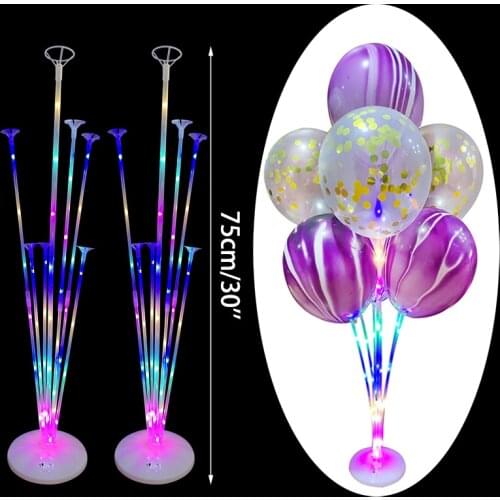 Birthday Party Balloons Stand Balloon Holder Column Plastic Balloon Stick Birthday Party Decorations Kids Adult Wedding globos