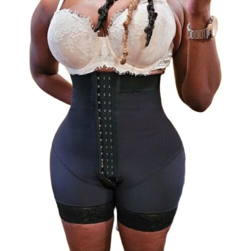 Fajas BBL Hourglass Figure High Waist Butter Lifter Shaping Lace Sexy Shorts Postpartum Repair Women Pants