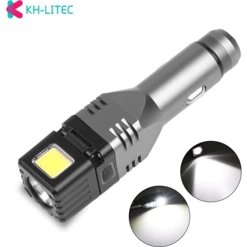 Built in battery XPG+COB Zoom Focus Mini led Flashlight Torch Lamp 4 Modes USB Rechargeable Led Work Light For Outdoor Camping