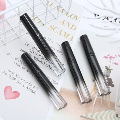 Gradient Black Empty LIp Gloss Tubes 5ml Cosmetic DIY Lip Balm Liquid Lipstick Storage Bottle 20pcs/lot