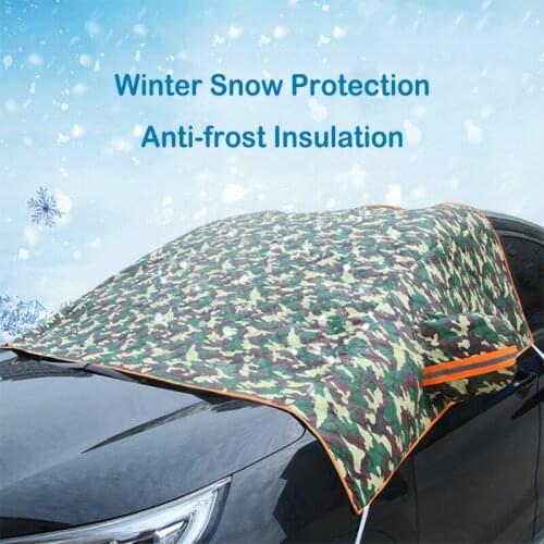 Car Van Camouflage Cover SUV Lorry Windshield Protector UV Sun Shade Snow Ice Frost Rain Droppings Protection Car Accessories