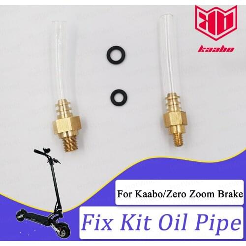 ZERO/KAABO Hydraulic Brake Bleed Kit Oil Pipe For ZOOM Brake System, Mineral Oil Brake, Funnel Set Bike Repair Tool