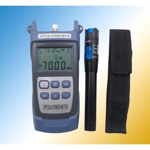 Fast Shipping 850~1700nm Mini Optical Power Meter Tester 5mw 3-5km Visual Fault Locator Finder