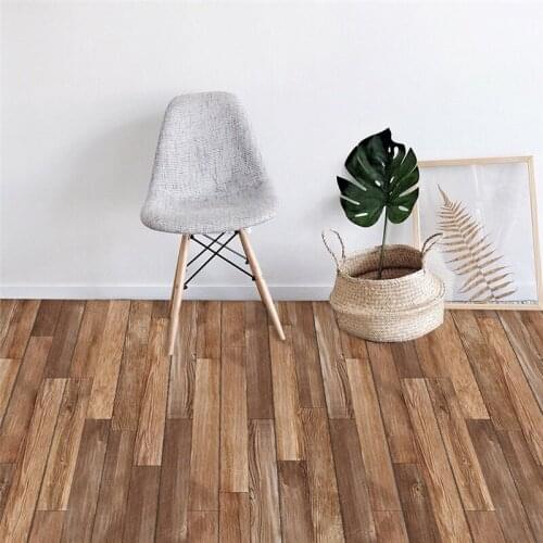 Newly Waterproof Non-slip Wood Plank Stickers,Home Renovation Decor Wall Stickers Peel&Stick Removable Wallpaper Art Decoration